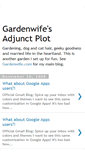 Mobile Screenshot of gardenwife.blogspot.com