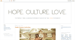 Desktop Screenshot of hopeculturelove.blogspot.com