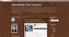 Desktop Screenshot of americantaxlawyer.blogspot.com