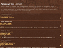 Tablet Screenshot of americantaxlawyer.blogspot.com