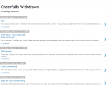 Tablet Screenshot of cheerfullywithdrawn.blogspot.com