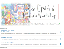 Tablet Screenshot of onceuponareadersworkshop.blogspot.com