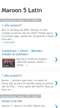 Mobile Screenshot of maroon5online-.blogspot.com