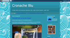 Desktop Screenshot of cronacheblu.blogspot.com