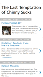 Mobile Screenshot of chinnysucks.blogspot.com