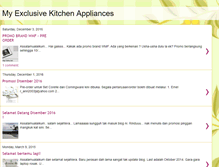 Tablet Screenshot of myexclusivekitchenappliances.blogspot.com