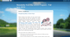 Desktop Screenshot of gedsprogram-fall2010.blogspot.com