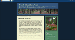 Desktop Screenshot of friendsofbeachburgforest.blogspot.com