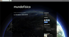 Desktop Screenshot of fisicayuniverso.blogspot.com