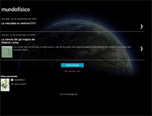 Tablet Screenshot of fisicayuniverso.blogspot.com