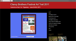 Desktop Screenshot of clancyfestivalarttrail.blogspot.com