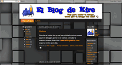 Desktop Screenshot of elblogdekire.blogspot.com