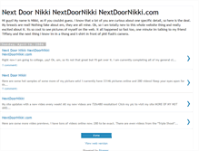 Tablet Screenshot of next-door-nikki-videos.blogspot.com