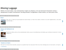 Tablet Screenshot of missingluggage.blogspot.com