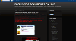 Desktop Screenshot of chismesbochinches.blogspot.com