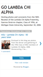Mobile Screenshot of go-lambda-chi-alpha.blogspot.com