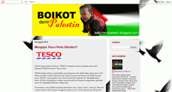 Desktop Screenshot of boikotdemipalestin.blogspot.com