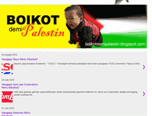 Tablet Screenshot of boikotdemipalestin.blogspot.com
