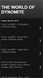 Mobile Screenshot of dynomiteworld.blogspot.com