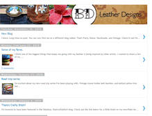 Tablet Screenshot of bdleatherdesigns.blogspot.com