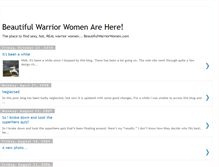 Tablet Screenshot of beautifulwarriorwomen.blogspot.com