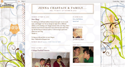 Desktop Screenshot of newchastainfamily.blogspot.com