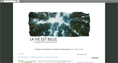 Desktop Screenshot of ouilavieestbelle.blogspot.com
