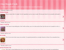 Tablet Screenshot of onesinglecook.blogspot.com