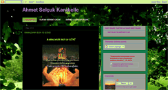 Desktop Screenshot of ahmet-eymurkoyu.blogspot.com