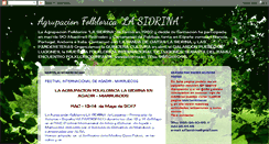 Desktop Screenshot of agrupacionfolkloricalasidrina.blogspot.com