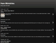 Tablet Screenshot of hamministries.blogspot.com