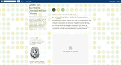 Desktop Screenshot of comunicacionygeneroseminario.blogspot.com