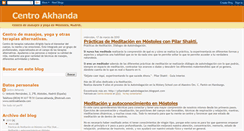 Desktop Screenshot of centroakhanda.blogspot.com