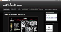 Desktop Screenshot of micieloediciones.blogspot.com