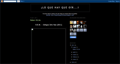 Desktop Screenshot of loquehayqueoirblog.blogspot.com