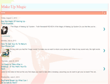 Tablet Screenshot of make-upmagic.blogspot.com