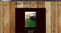 Desktop Screenshot of jardineriapaisaje.blogspot.com