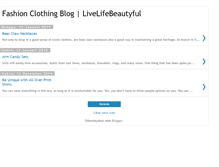 Tablet Screenshot of livelifebeautyful.blogspot.com