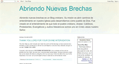 Desktop Screenshot of abriendonuevasbrechas.blogspot.com