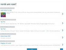 Tablet Screenshot of amiacoolnerd.blogspot.com