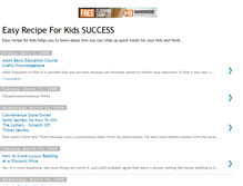 Tablet Screenshot of easy-recipe-kids.blogspot.com