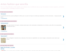Tablet Screenshot of antesfashionquesencilla.blogspot.com