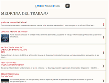 Tablet Screenshot of medicina-trabajo.blogspot.com