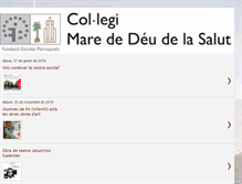 Tablet Screenshot of col-legilasalut.blogspot.com