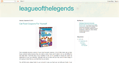 Desktop Screenshot of leagueofthelegends.blogspot.com