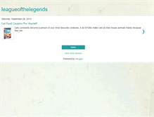 Tablet Screenshot of leagueofthelegends.blogspot.com