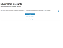 Tablet Screenshot of embersdiscounts.blogspot.com