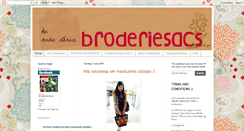 Desktop Screenshot of broderiesacs.blogspot.com