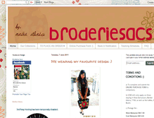 Tablet Screenshot of broderiesacs.blogspot.com