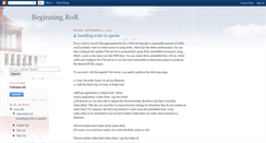 Desktop Screenshot of beginningror.blogspot.com